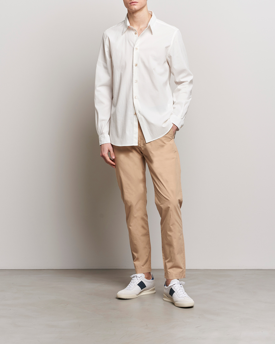 Heren | Overhemden | PS Paul Smith | Regular Fit Seersucker Shirt White