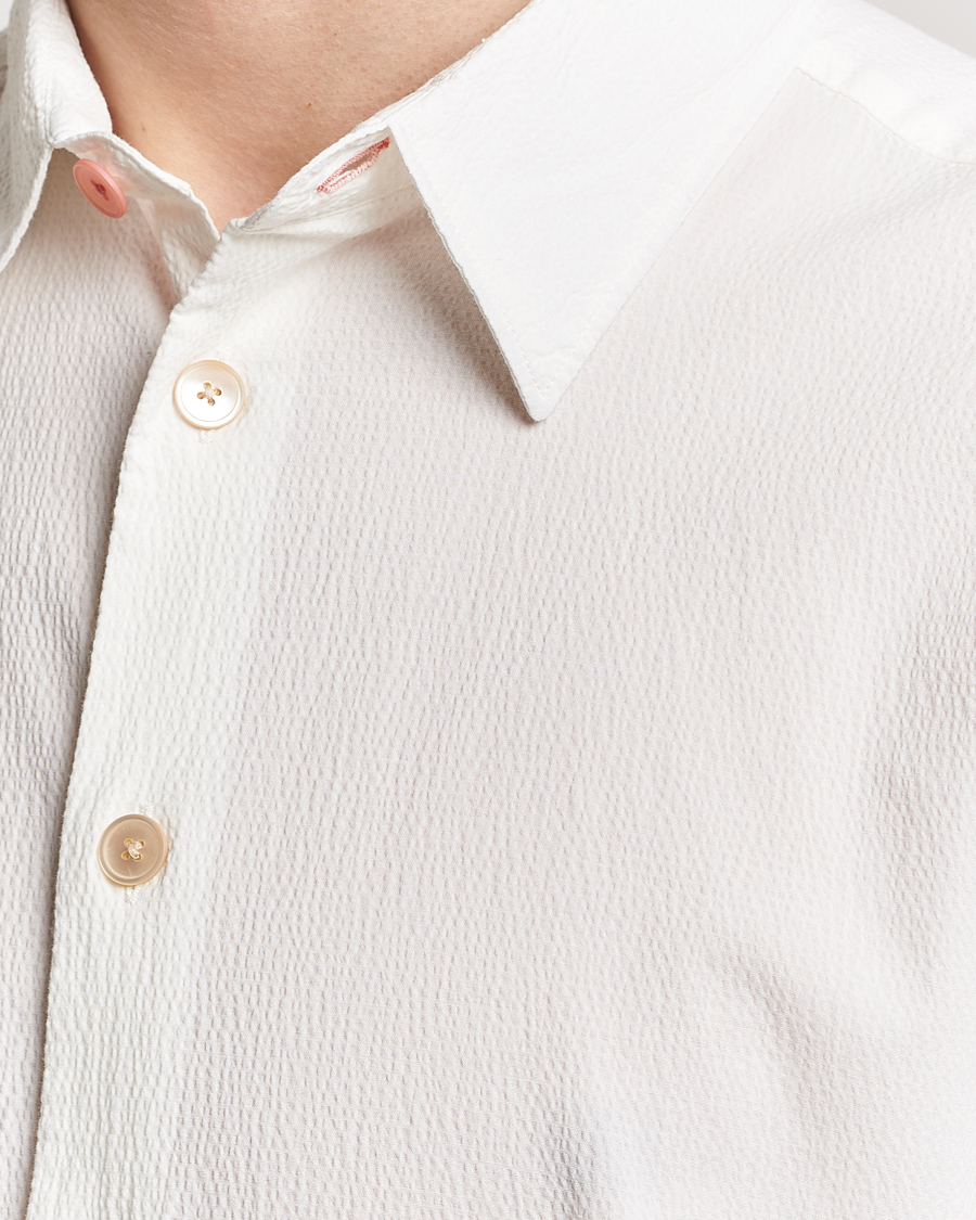 Heren | Overhemden | PS Paul Smith | Regular Fit Seersucker Shirt White