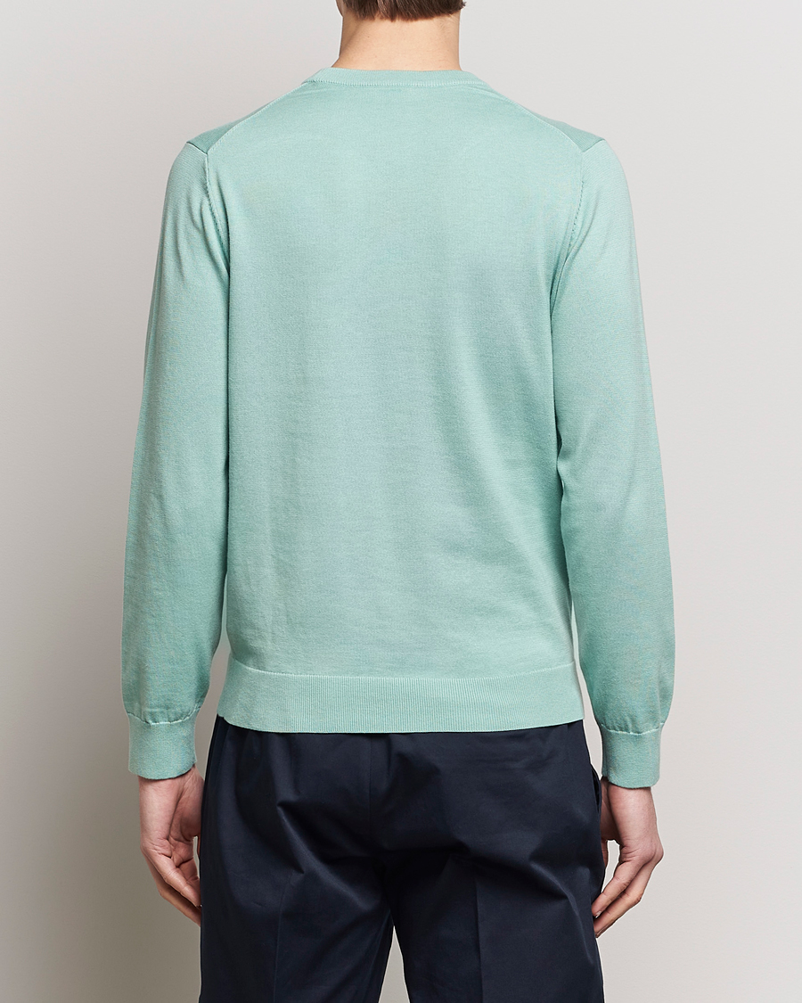 Heren | Truien | PS Paul Smith | Zebra Cotton Knitted Sweater Mint Green