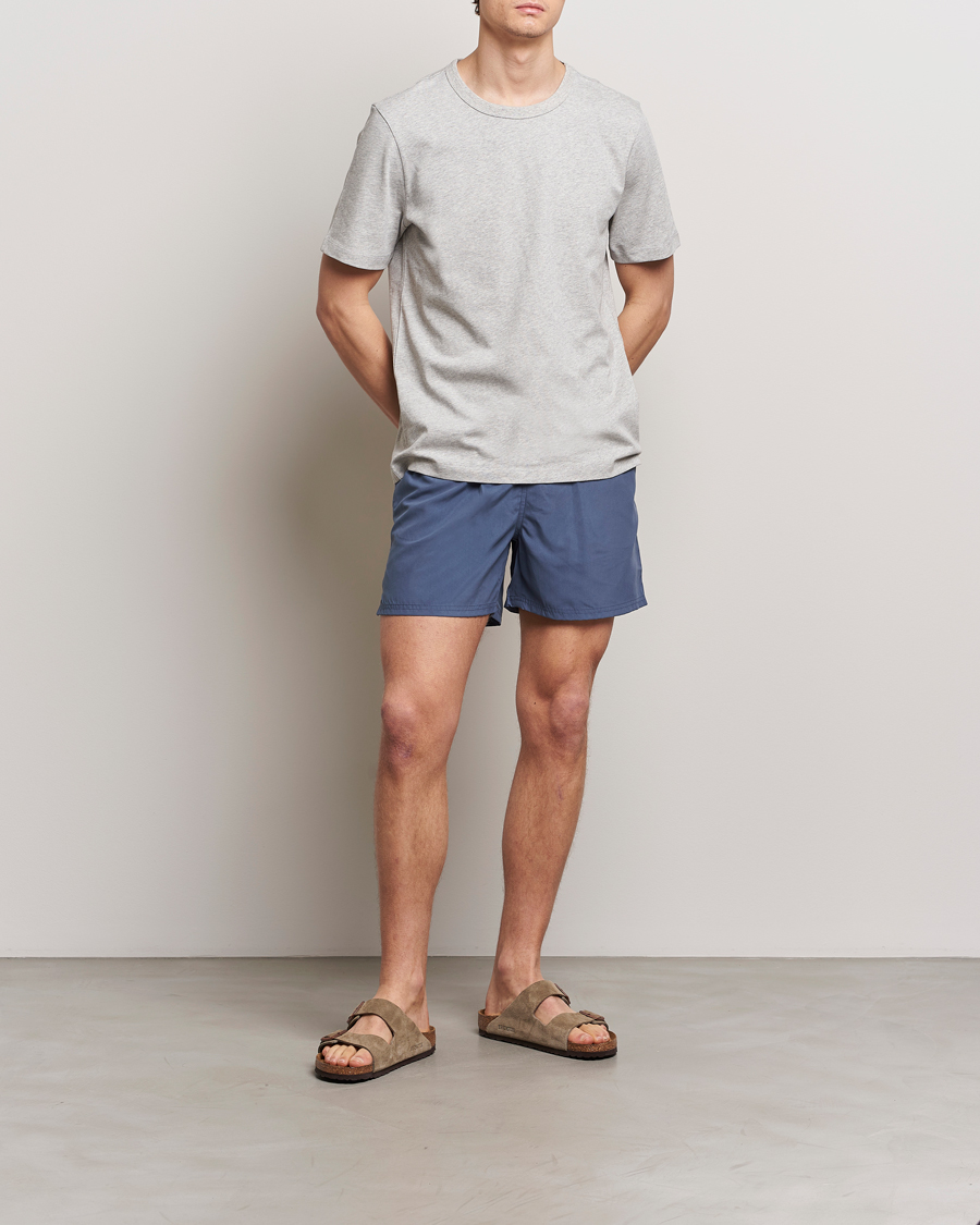 Heren | Zwembroek | Bread & Boxers | Swimshorts Denim Blue