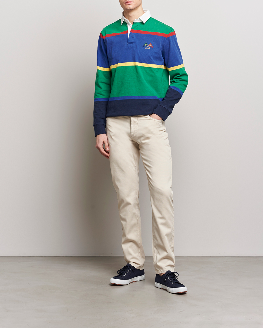 Heren | Broeken | Morris | James Structured 5-Pocket Trousers Off White