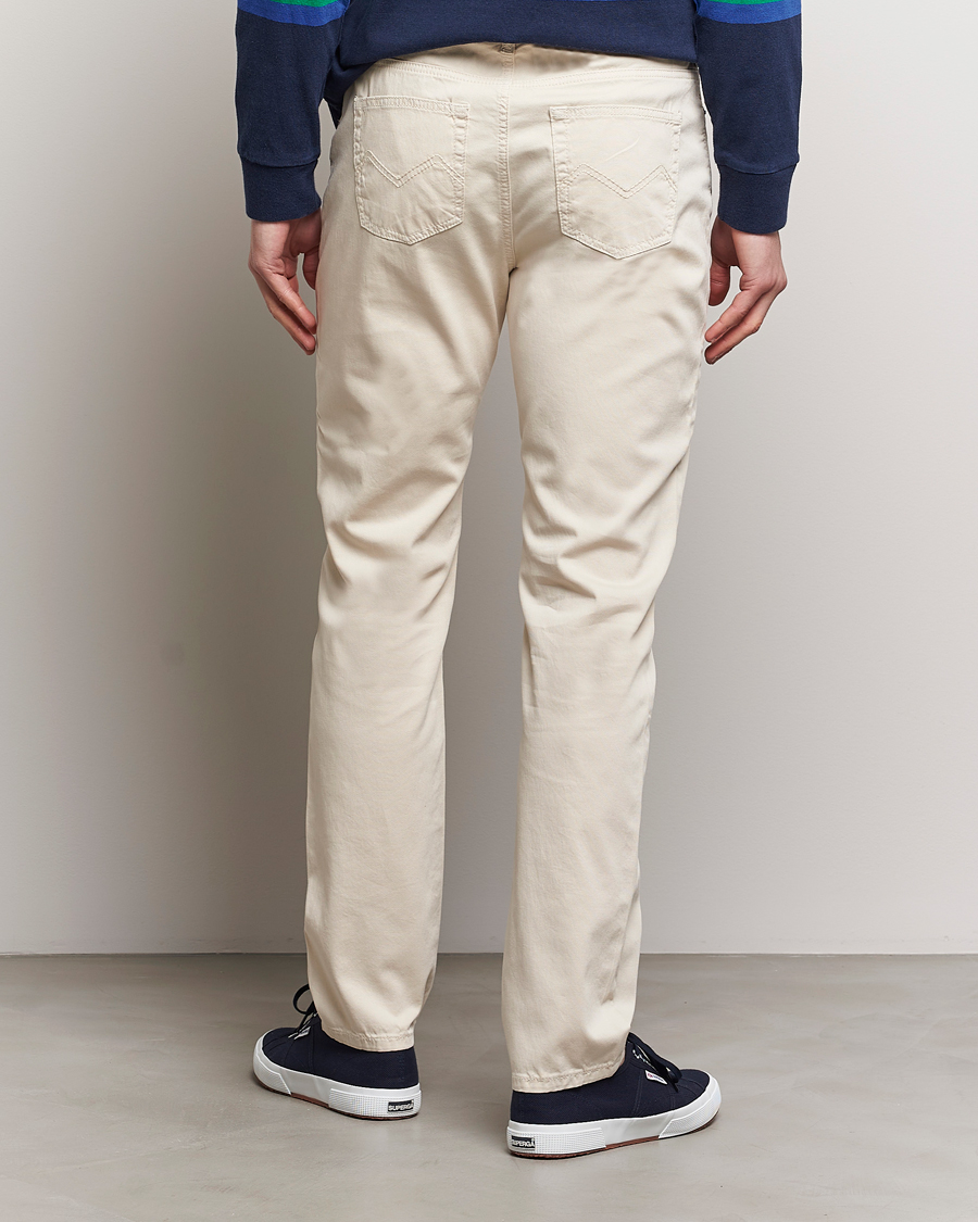 Heren | Broeken | Morris | James Structured 5-Pocket Trousers Off White