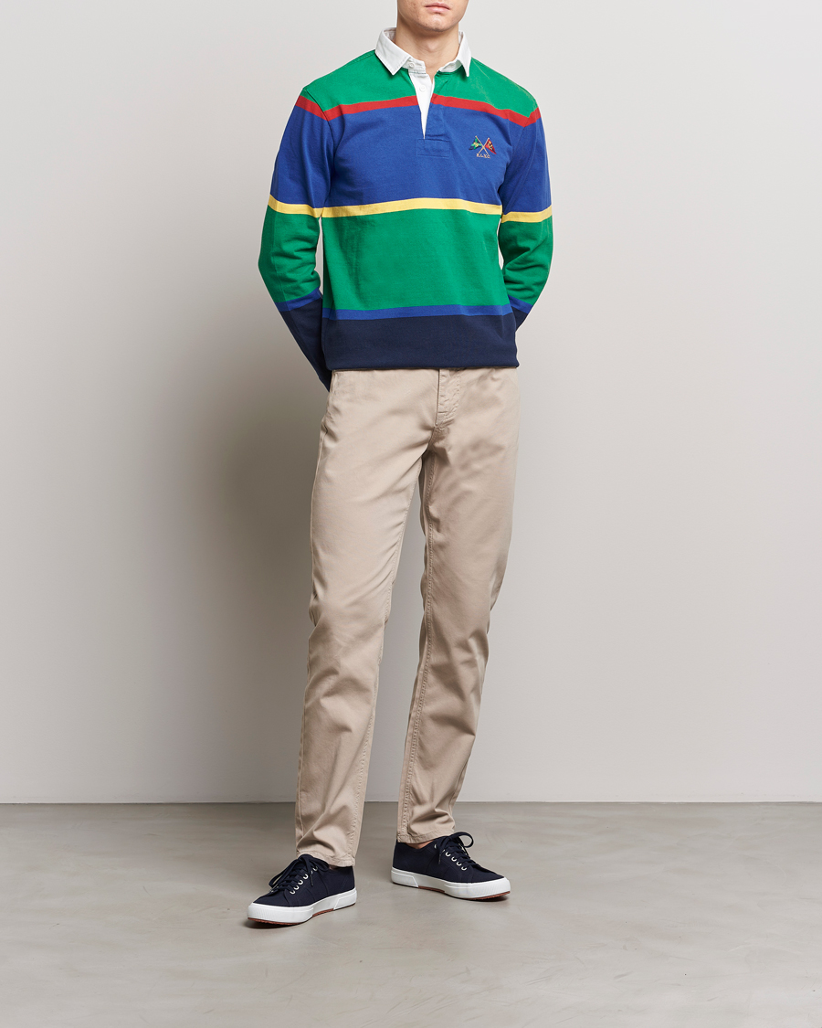 Heren | Broeken | Morris | James Structured 5-Pocket Trousers Khaki