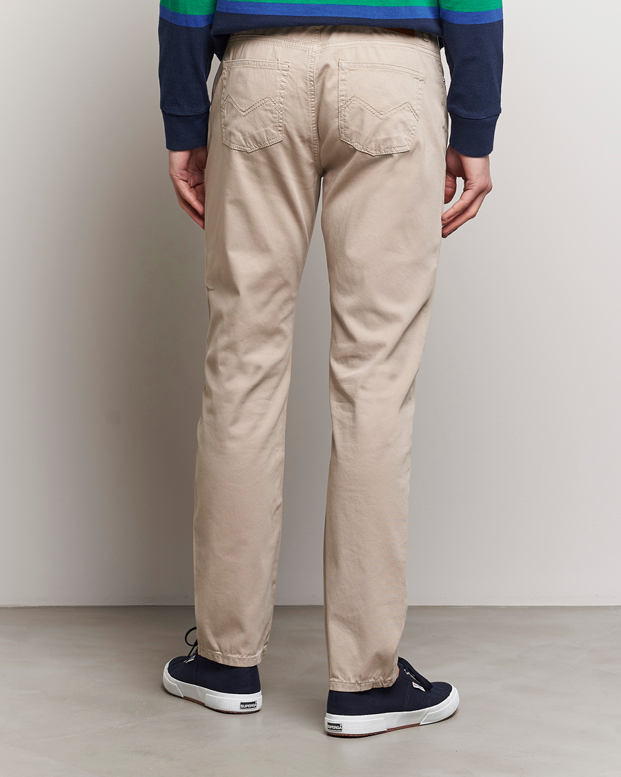 Heren | Broeken | Morris | James Structured 5-Pocket Trousers Khaki