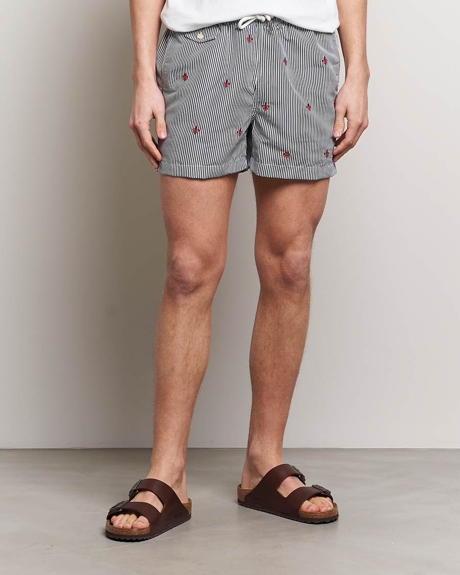 Heren |  | Morris | Lily Stripe Bathing Trunks Navy/White