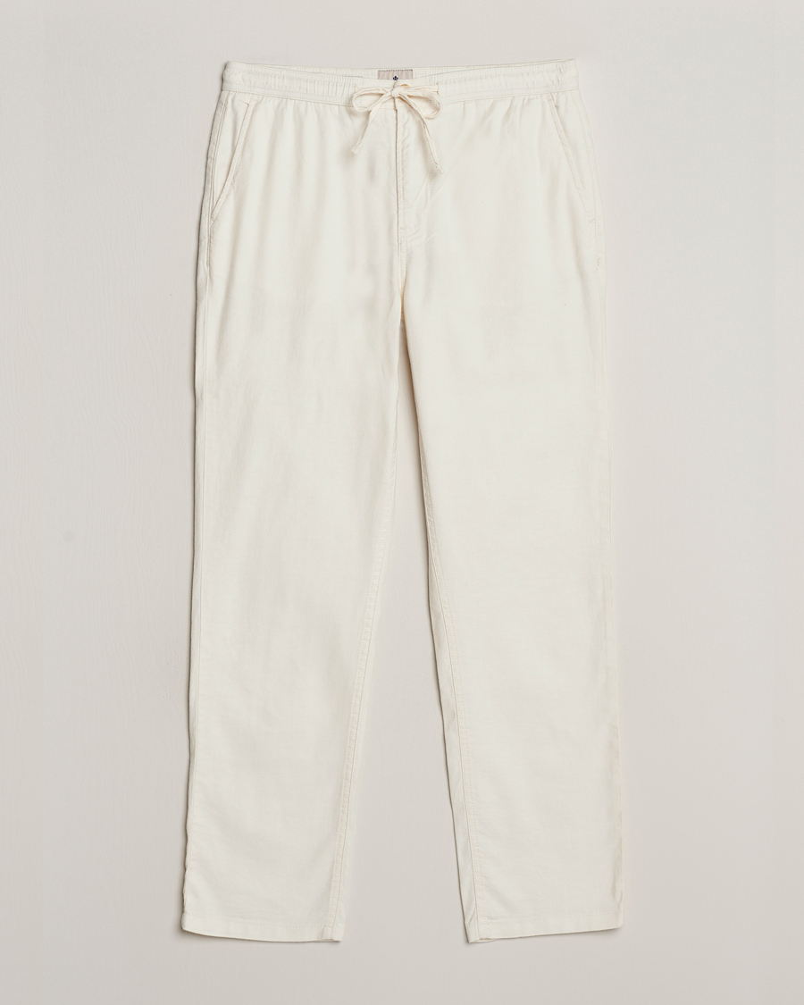 Heren | Broeken | Morris | Fenix Linen Slacks Off White