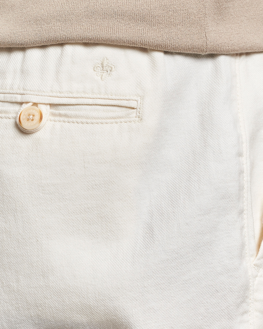 Heren | Broeken | Morris | Fenix Linen Slacks Off White