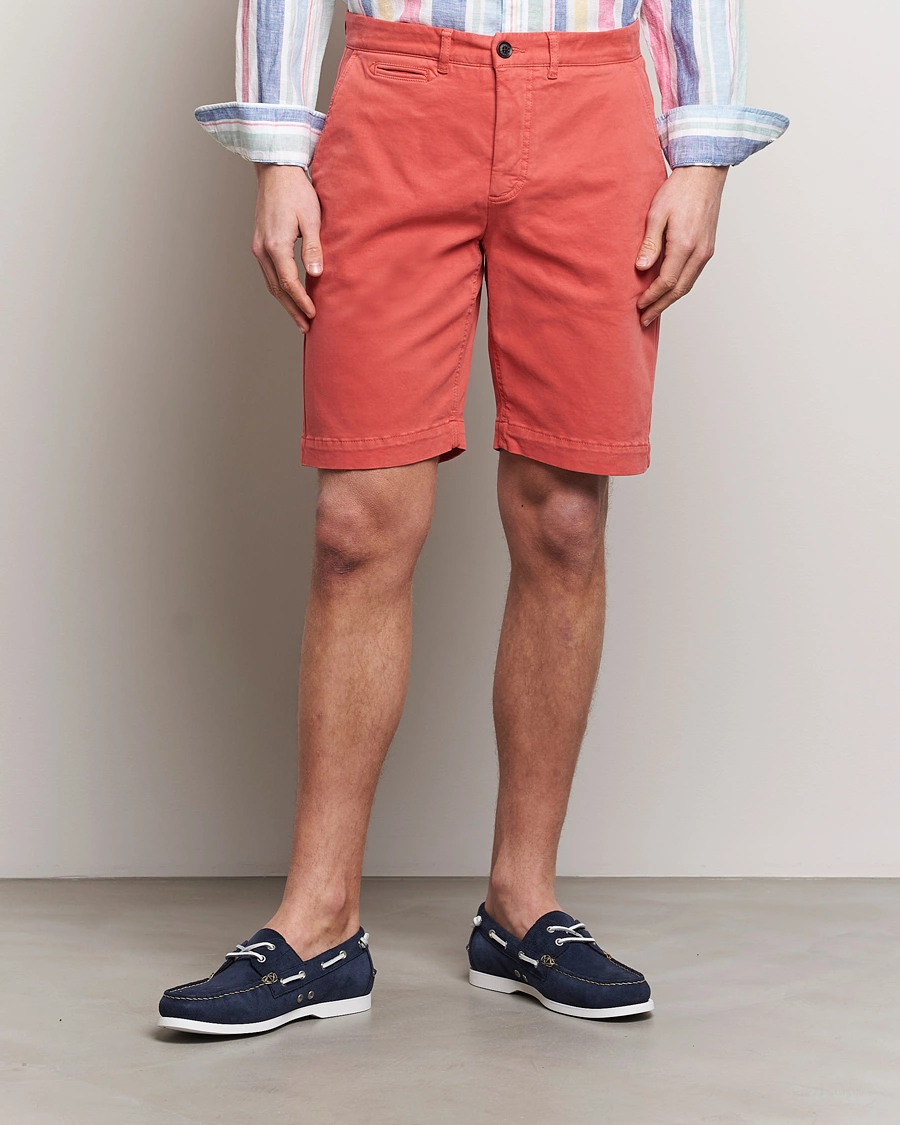 Heren | Korte broek | Morris | Jeffrey Chino Shorts Red