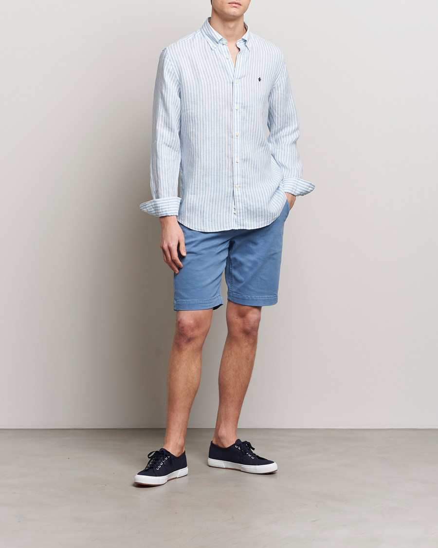 Heren | Korte broek | Morris | Jeffrey Chino Shorts Blue