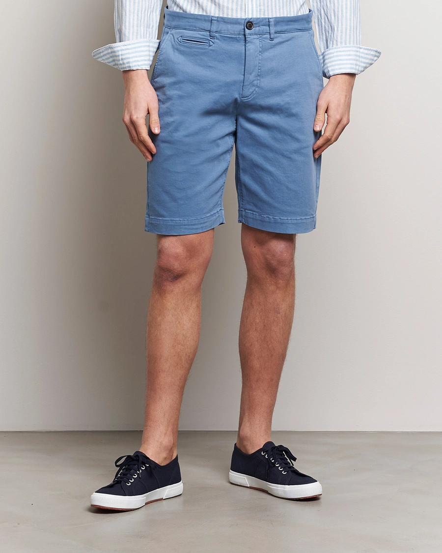 Heren | Chino-shorts | Morris | Jeffrey Chino Shorts Blue