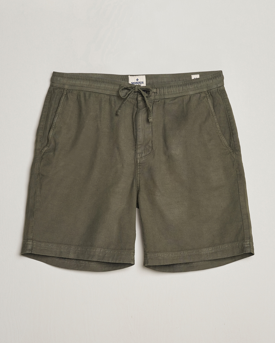 Heren | Korte broek | Morris | Fenix Linen Shorts Olive