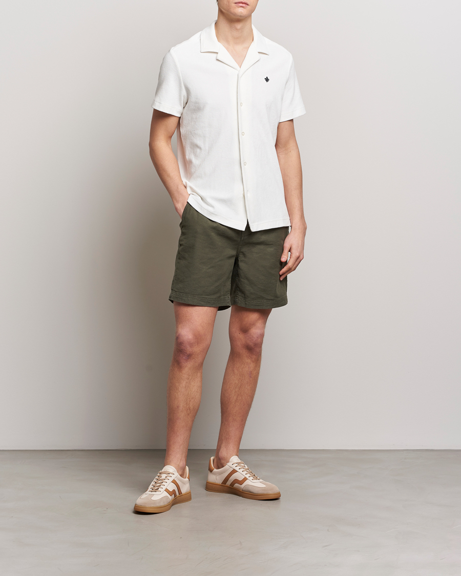 Heren | Korte broek | Morris | Fenix Linen Shorts Olive