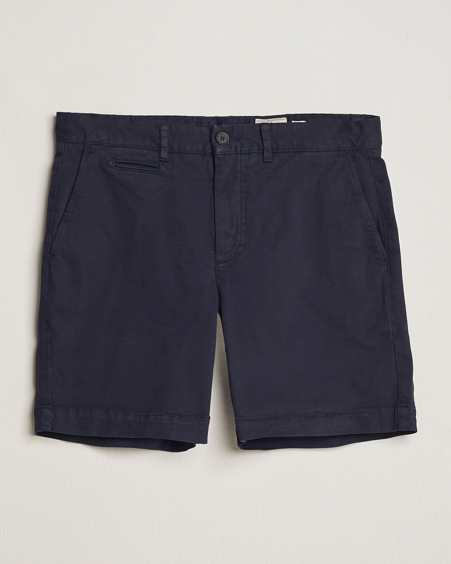 Heren | Korte broek | Morris | Jeffrey Short Chino Shorts Navy