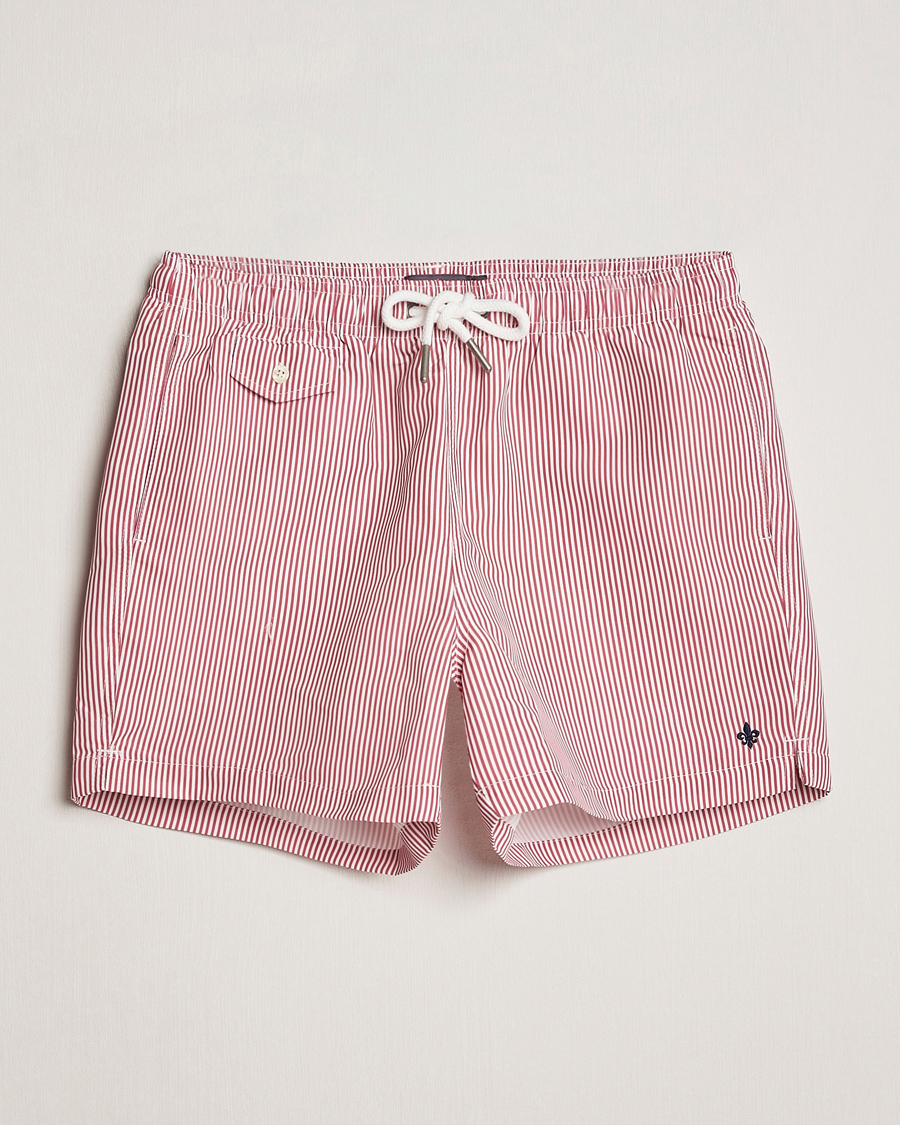 Heren | Zwembroek | Morris | Stripe Bathing Trunks Cerise