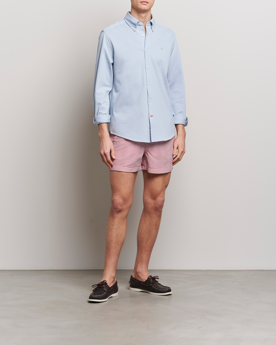 Heren | Zwembroek | Morris | Stripe Bathing Trunks Cerise