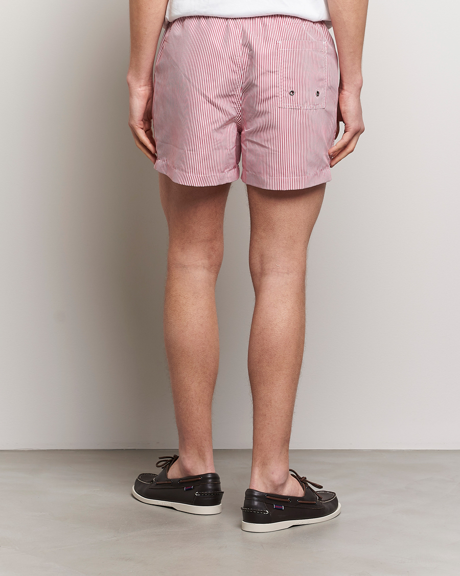 Heren | Zwembroek | Morris | Stripe Bathing Trunks Cerise