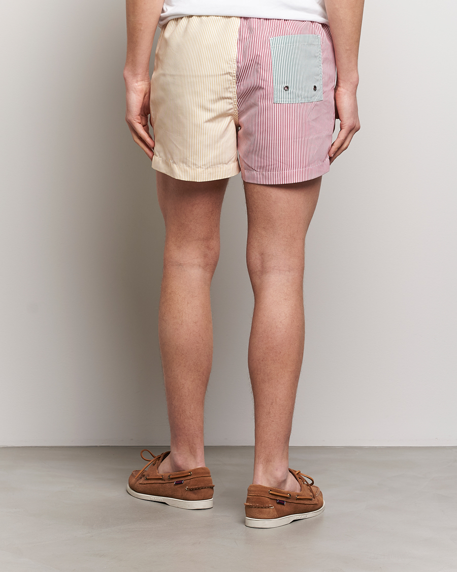Heren | Zwembroek | Morris | Mixed Stripe Bathing Trunks Off White