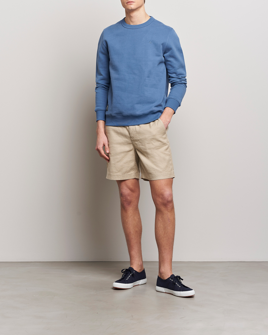 Heren | Truien | Morris | Brandon Lily Sweatshirt Blue