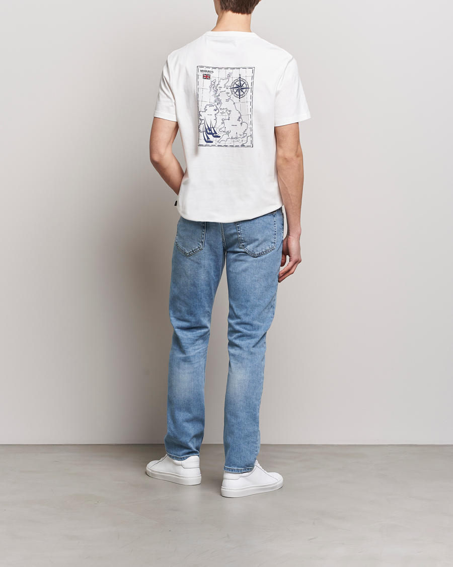 Heren | T-shirts | Morris | Archie T-Shirt Off White