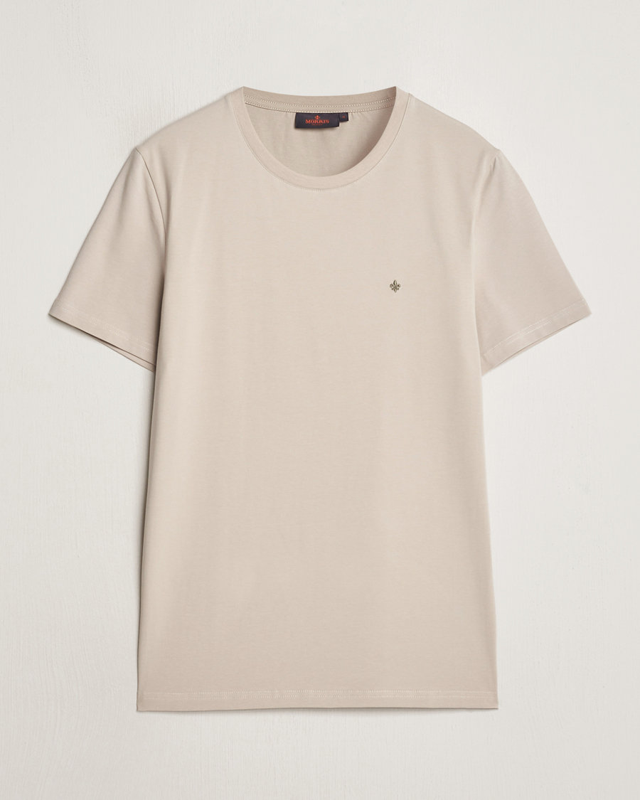 Heren | T-shirts | Morris | James Crew Neck T-Shirt Khaki