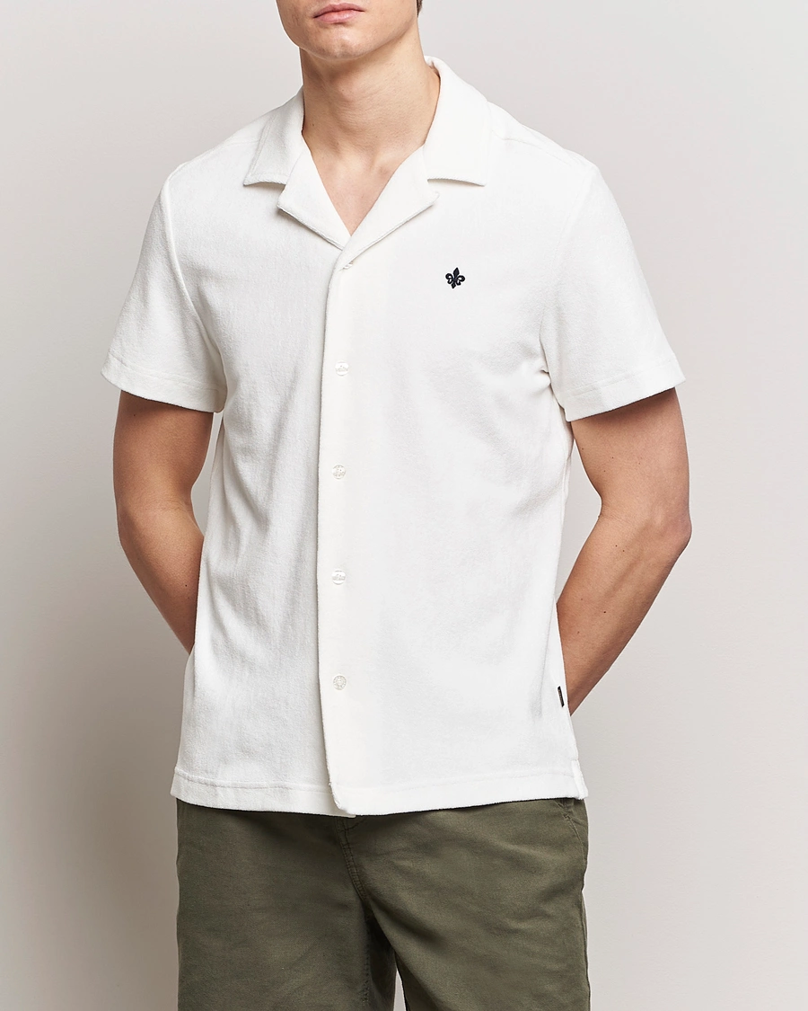 Heren | Overhemden met korte mouwen | Morris | Conall Terry Shirt Off White