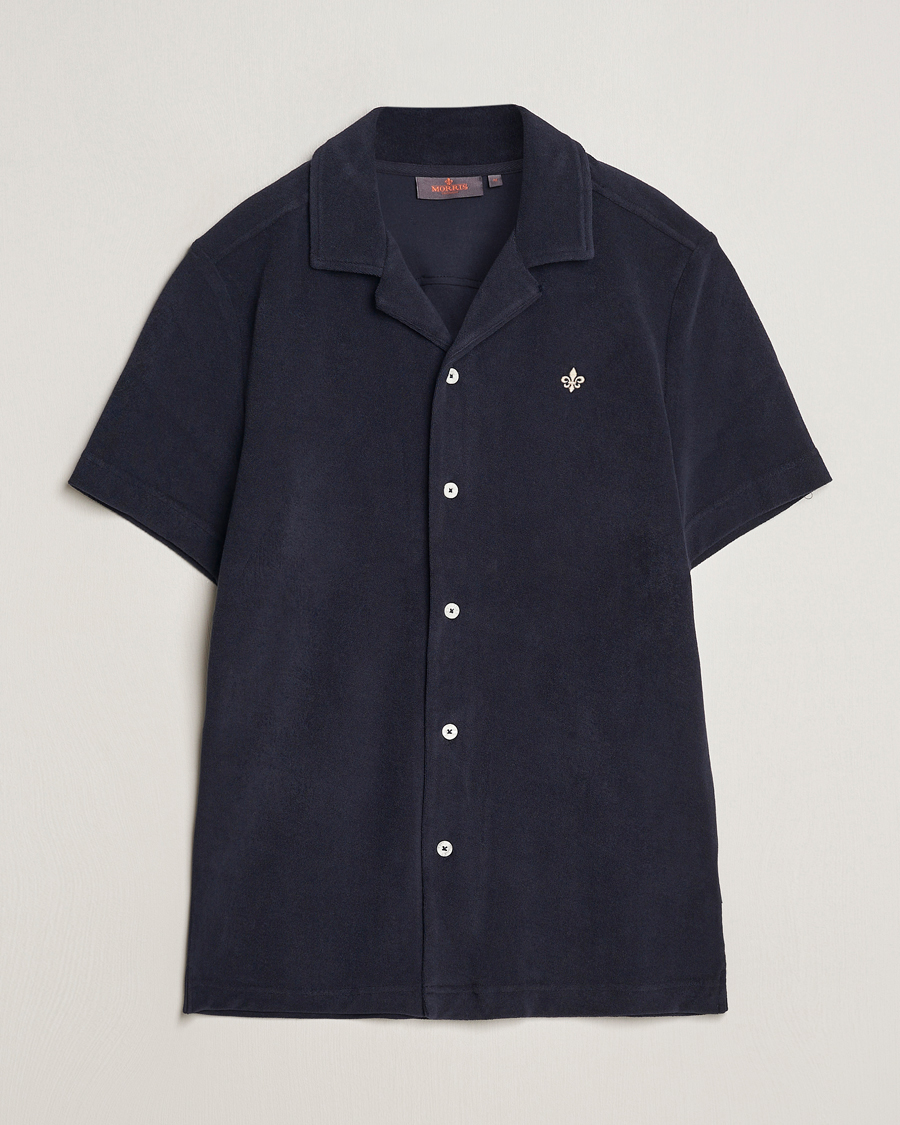 Heren | Overhemden | Morris | Conall Terry Shirt Old Blue