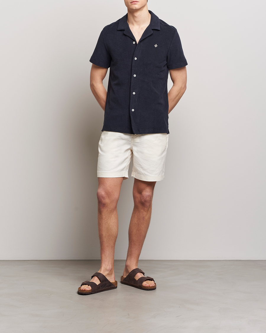 Heren | Overhemden | Morris | Conall Terry Shirt Old Blue