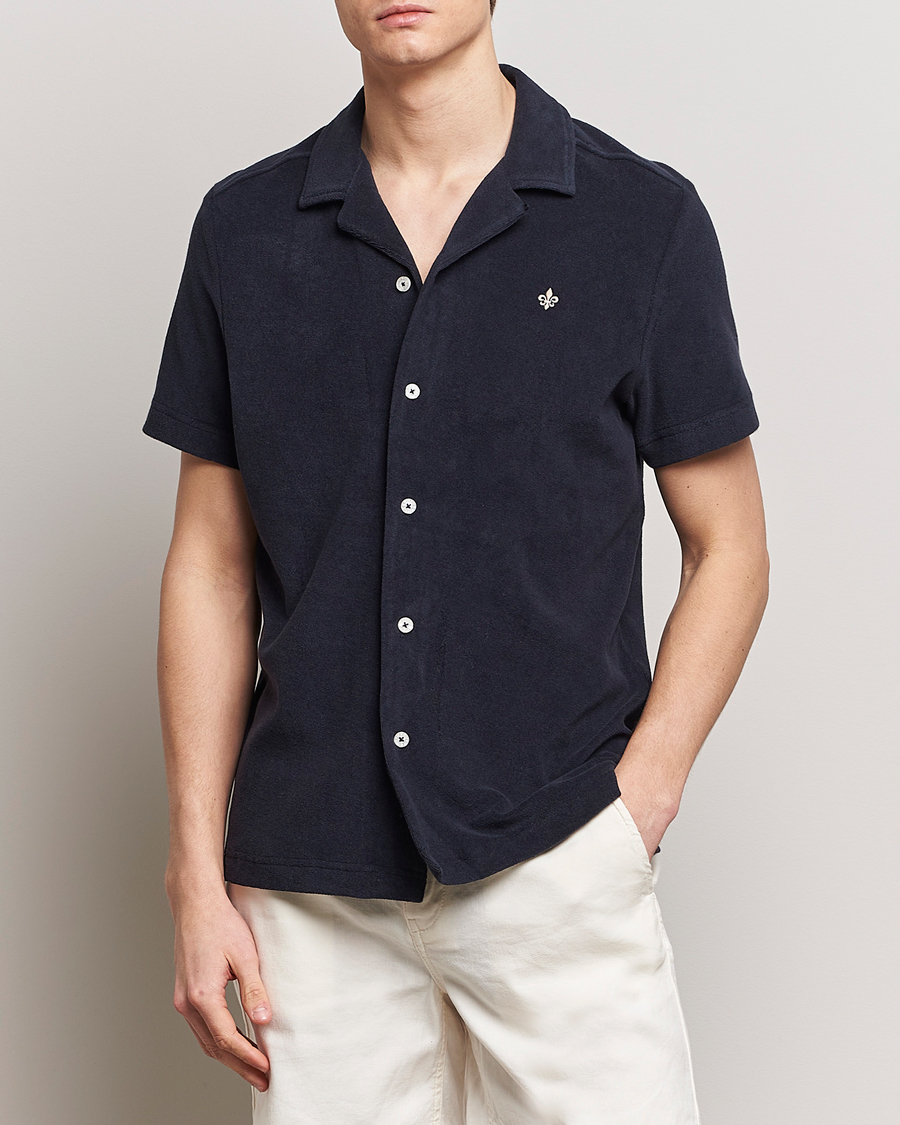Heren | Preppy Authentic | Morris | Conall Terry Shirt Old Blue