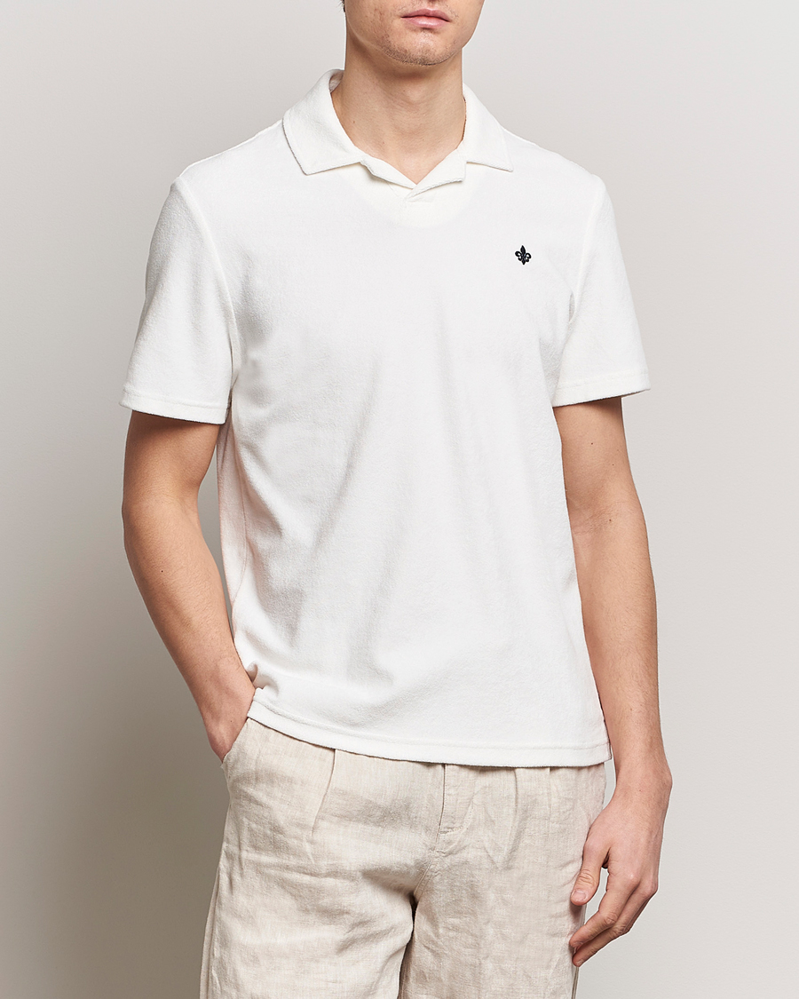 Heren |  | Morris | Delon Terry Jersey Polo Off White