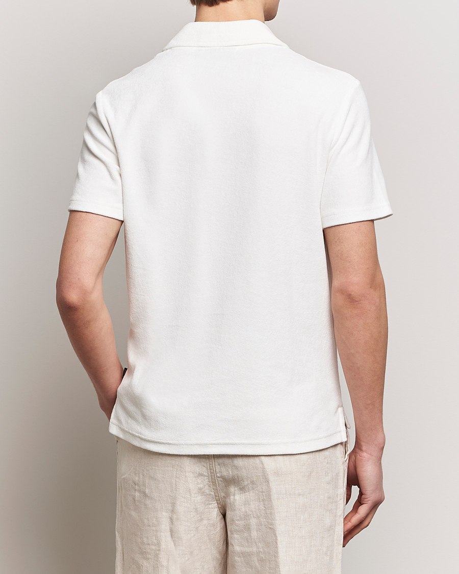 Heren | Polo's | Morris | Delon Terry Jersey Polo Off White