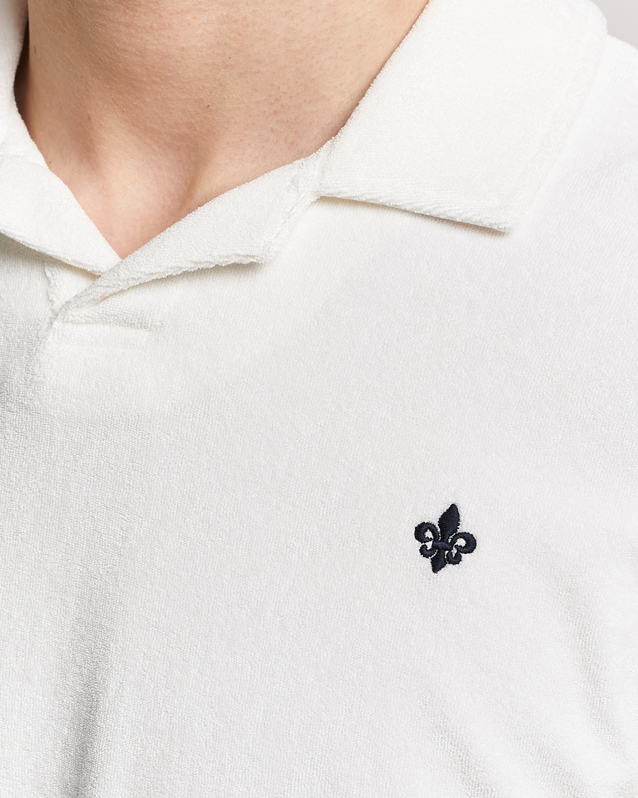 Heren | Polo's | Morris | Delon Terry Jersey Polo Off White
