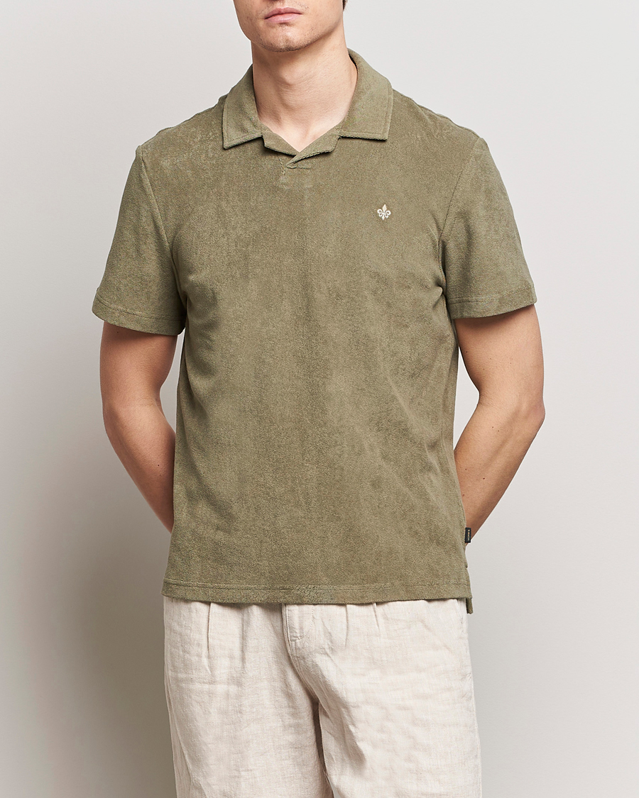 Heren |  | Morris | Delon Terry Jersey Polo Olive