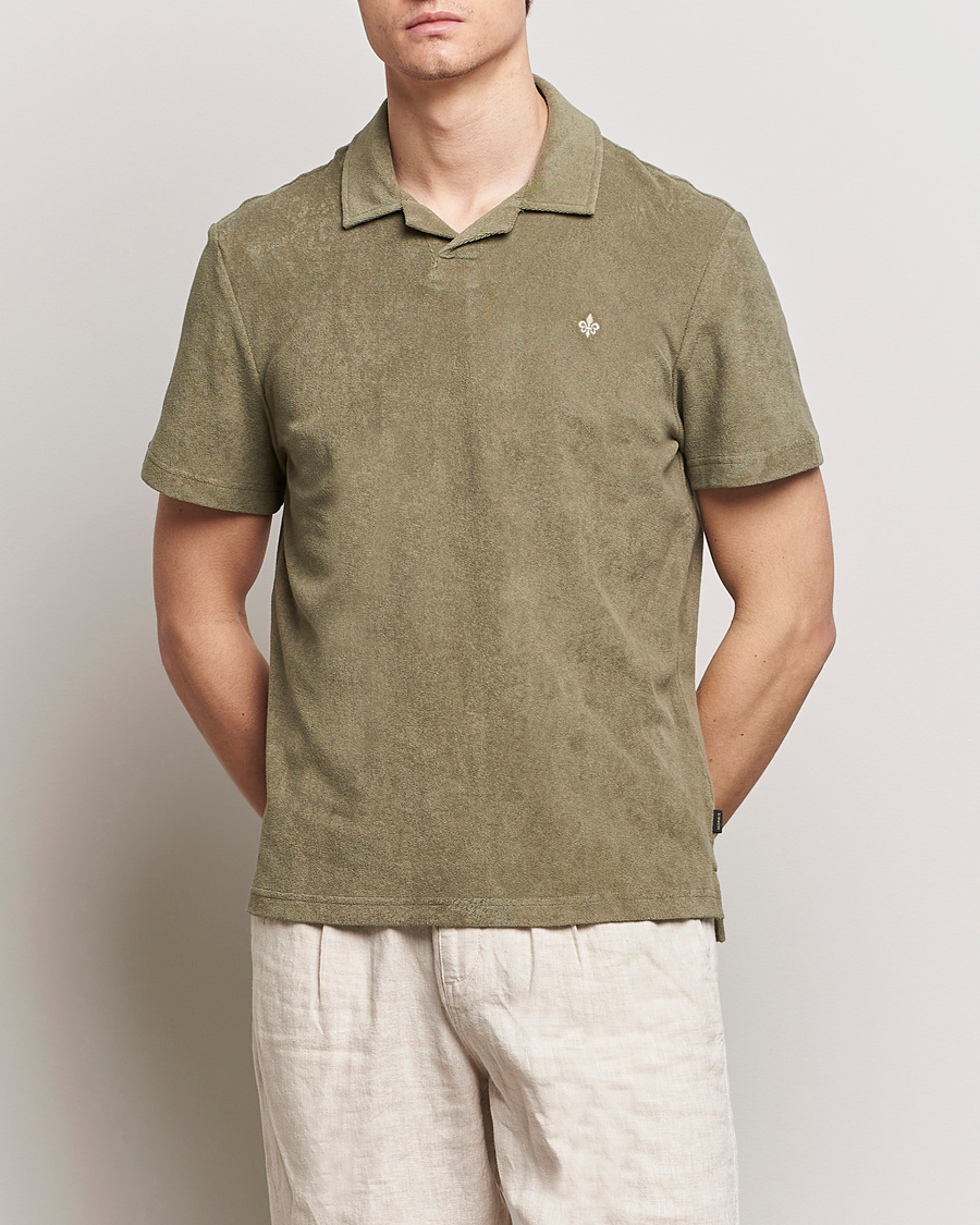 Heren | Poloshirts met korte mouwen | Morris | Delon Terry Jersey Polo Olive