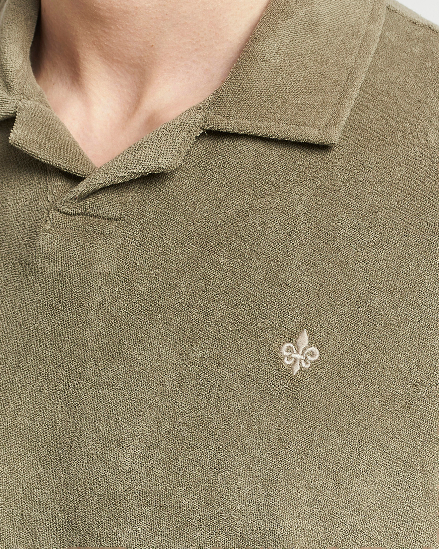 Heren | Polo's | Morris | Delon Terry Jersey Polo Olive
