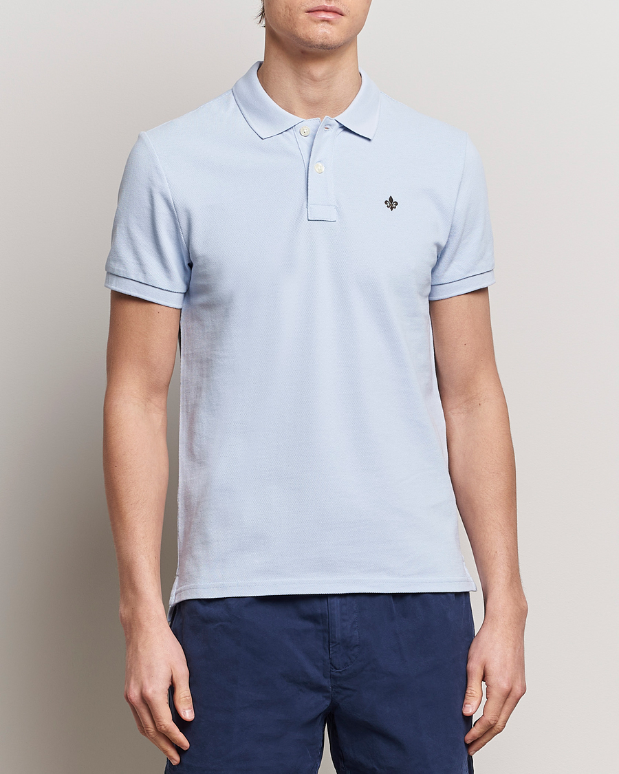 Heren | Poloshirts met korte mouwen | Morris | New Pique Light Blue