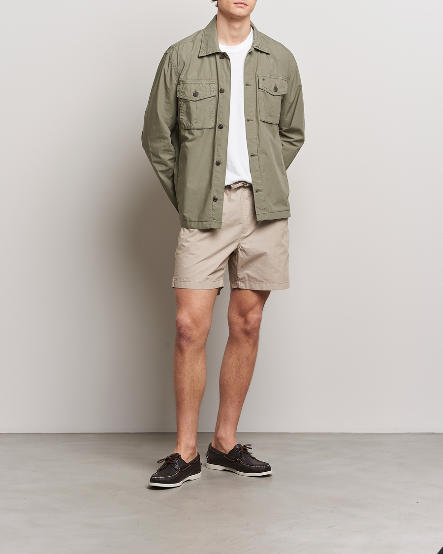 Heren | Jassen | Morris | Harrison Cotton Shirt Jacket Green
