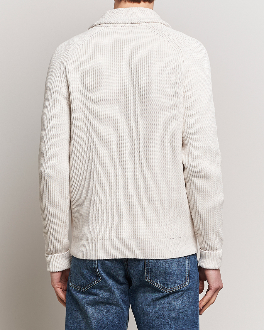 Heren | Truien | Morris | Brayden Shawl Cardigan White