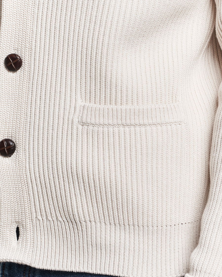 Heren | Truien | Morris | Brayden Shawl Cardigan White