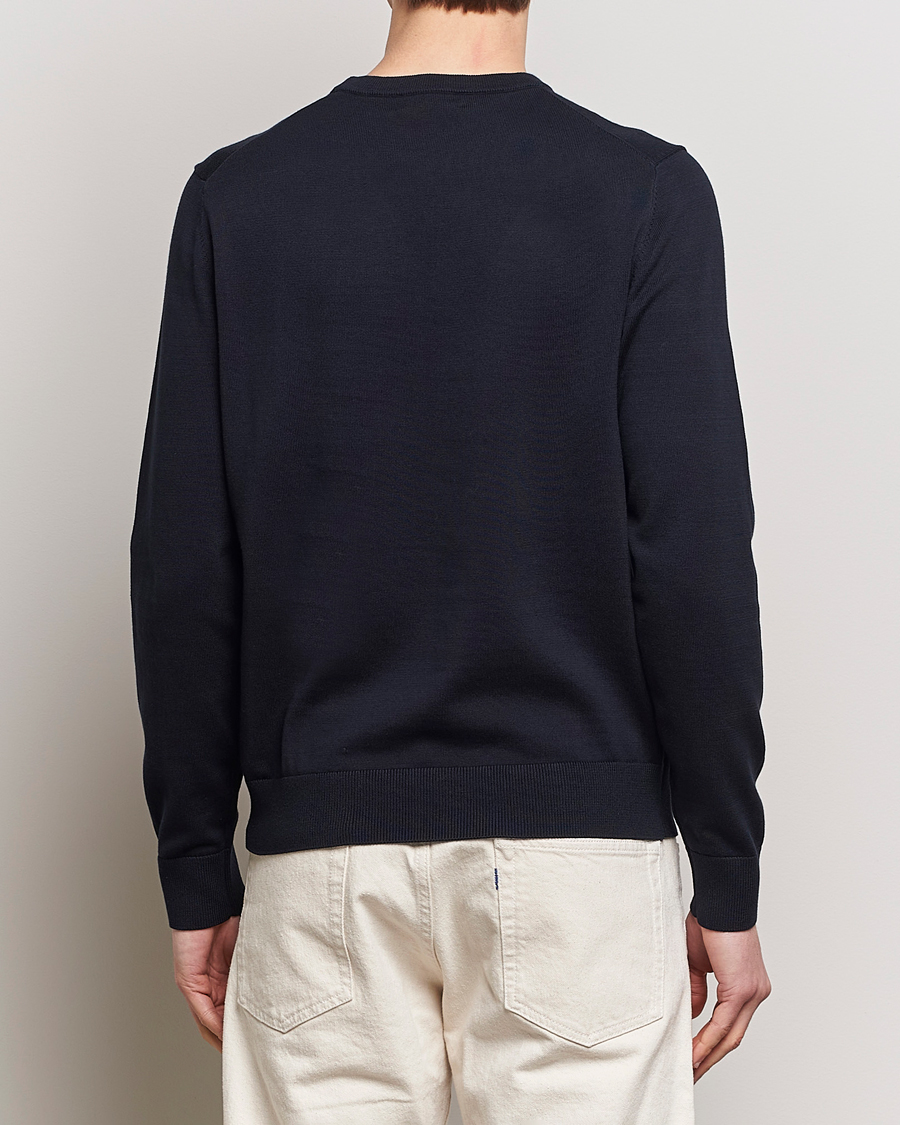 Heren | Truien | Morris | Riley Cotton Crew Neck Pullover Old Blue