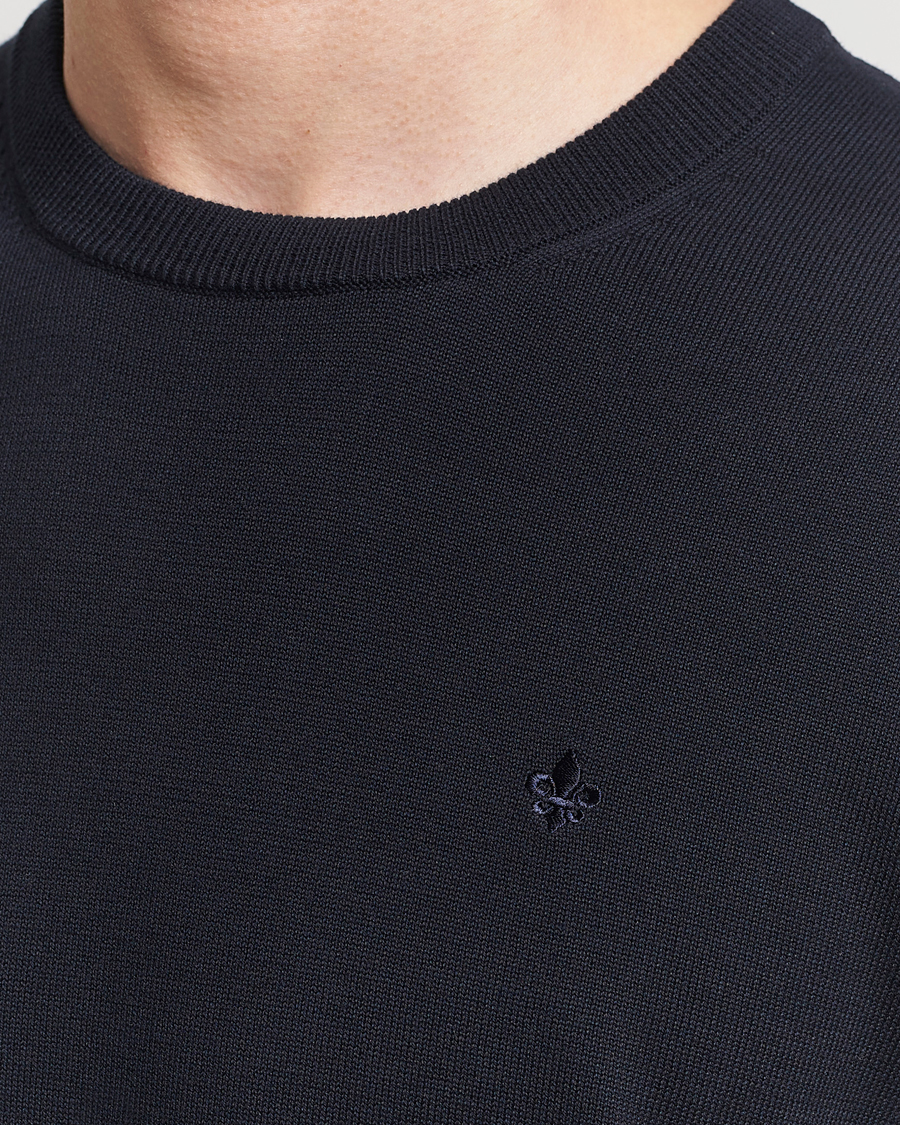 Heren | Truien | Morris | Riley Cotton Crew Neck Pullover Old Blue