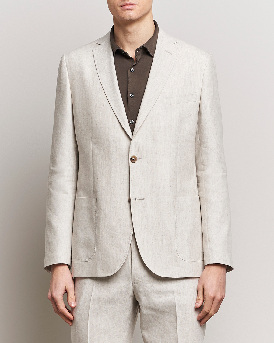 Heren |  | Morris | Archie Linen Blazer Khaki