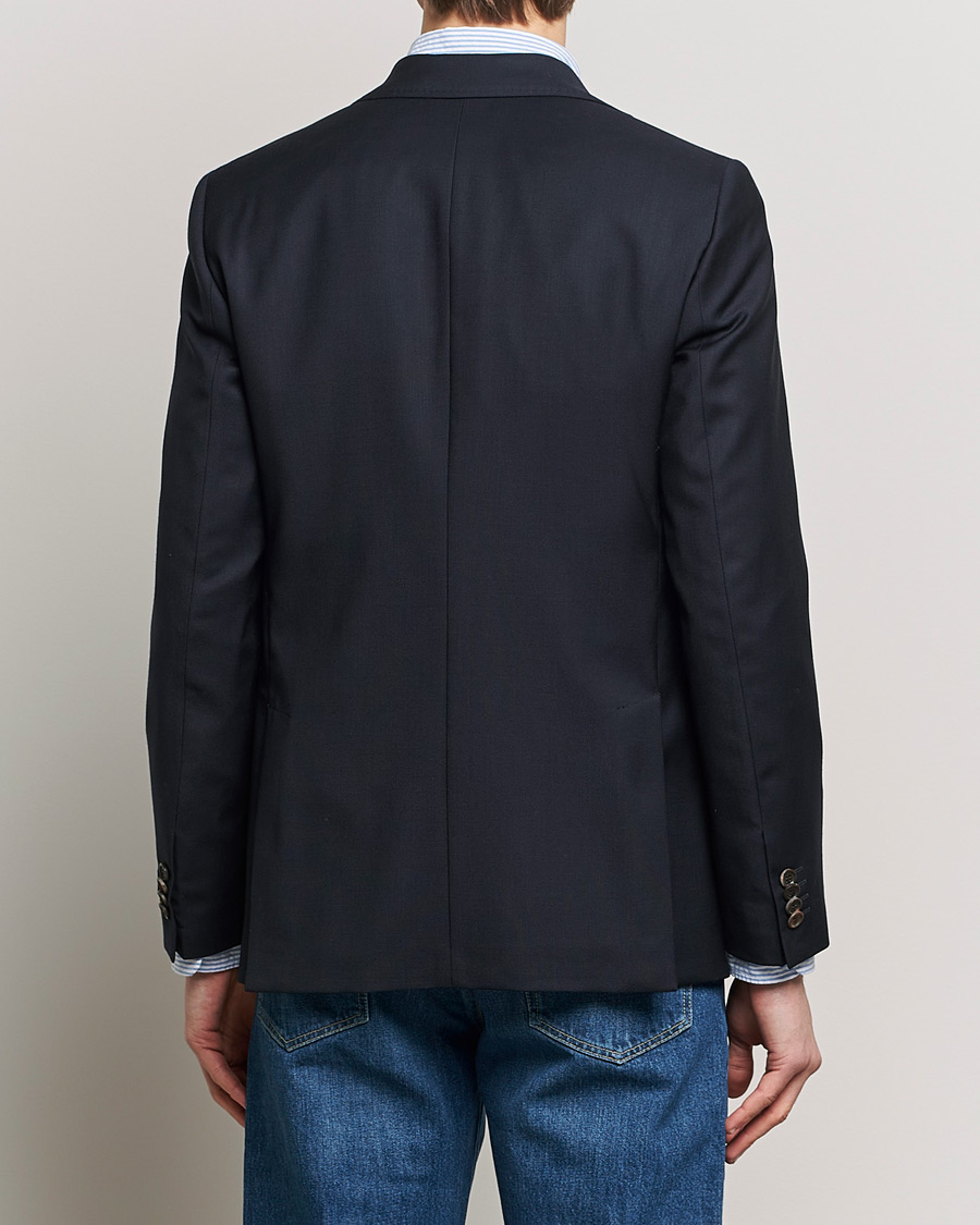 Heren | Blazers | Morris | Archie Navy Light Wool Blazer Navy