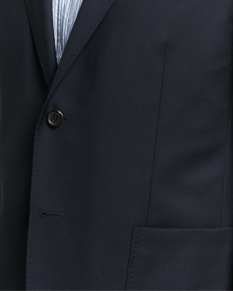 Heren | Blazers | Morris | Archie Navy Light Wool Blazer Navy