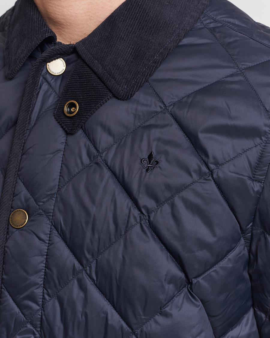 Heren | Jassen | Morris | Winston Quilted Jacket Old Blue