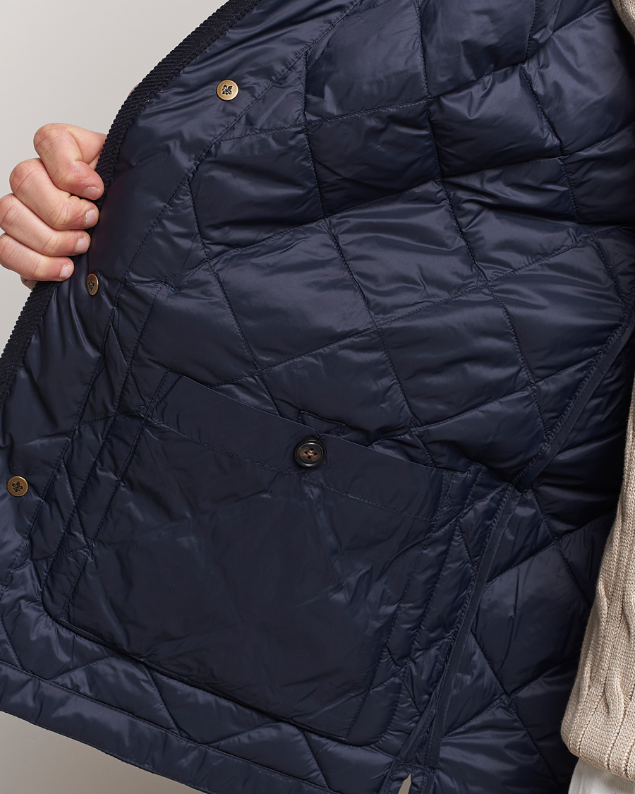 Heren | Jassen | Morris | Winston Quilted Jacket Old Blue