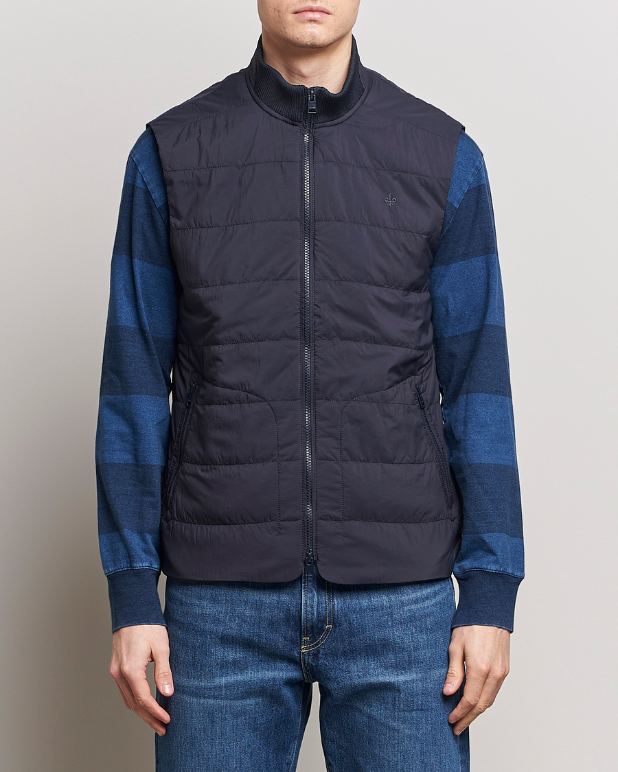 Heren | Gilets | Morris | Lewis Padded Vest Old Blue