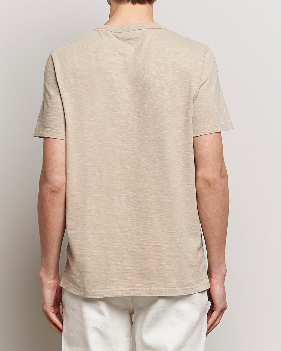 Heren | T-shirts | Morris | Watson Slub Crew Neck T-Shirt Khaki