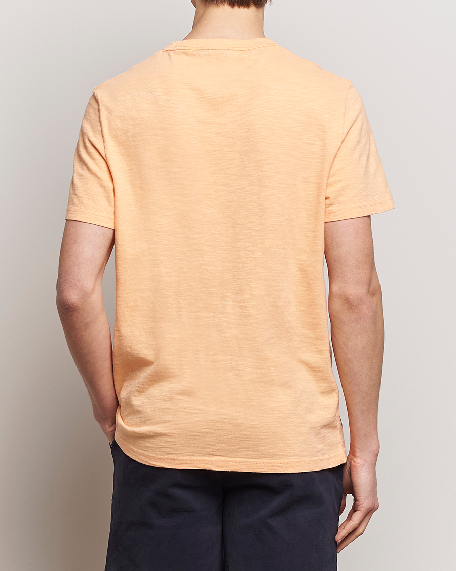 Heren | T-shirts | Morris | Watson Slub Crew Neck T-Shirt Orange