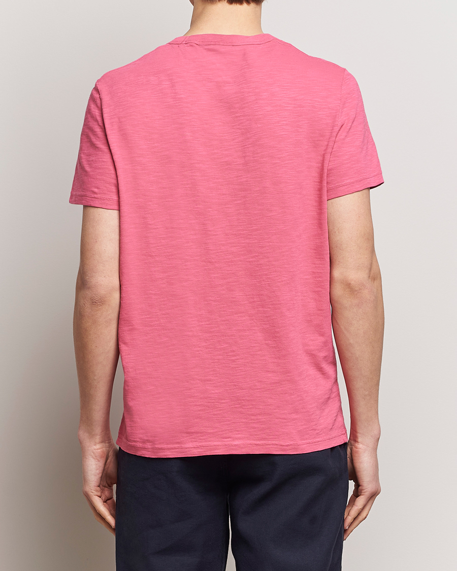 Heren | T-shirts | Morris | Watson Slub Crew Neck T-Shirt Pink