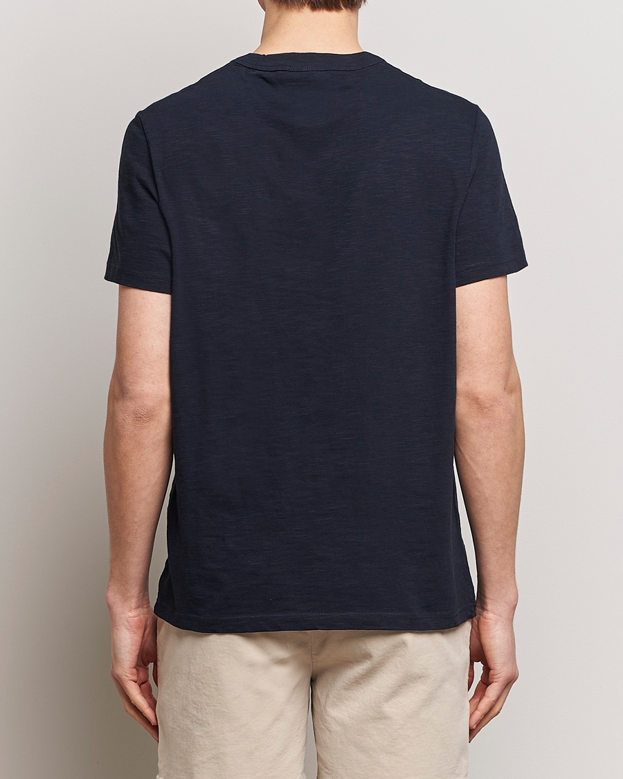 Heren | T-shirts | Morris | Watson Slub Crew Neck T-Shirt Old Blue